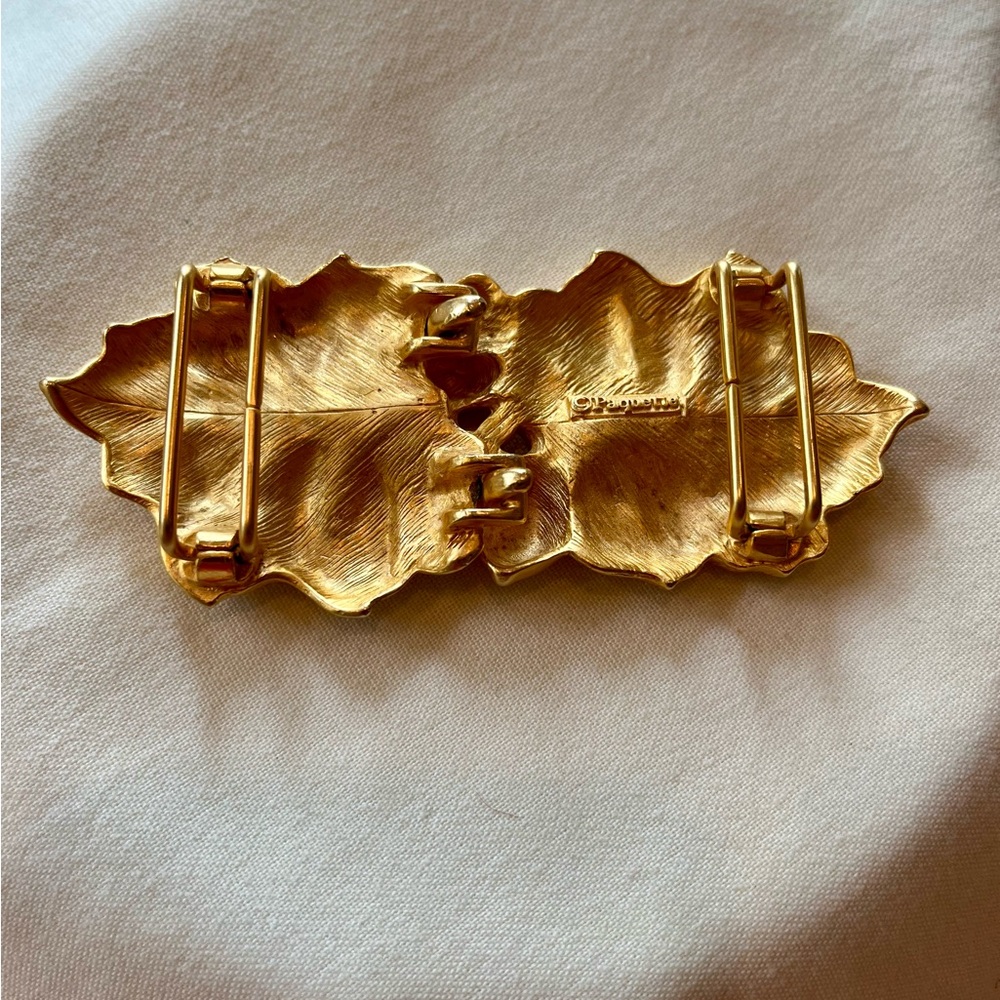 Paquette Oak Leaf/Acorn Belt Buckle - Picture 9 of 16